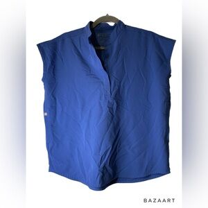 Figs Blue Rafaela scrub top size XS. Color is denim blue
